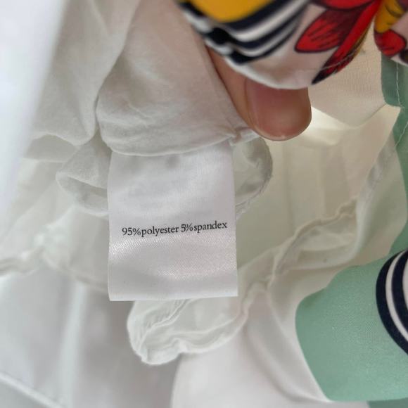 Oopsie Daisy Toddler Girls 3 Multicolor Red Gray Yellow Floral High-Low Dress - Picture 7 of 8